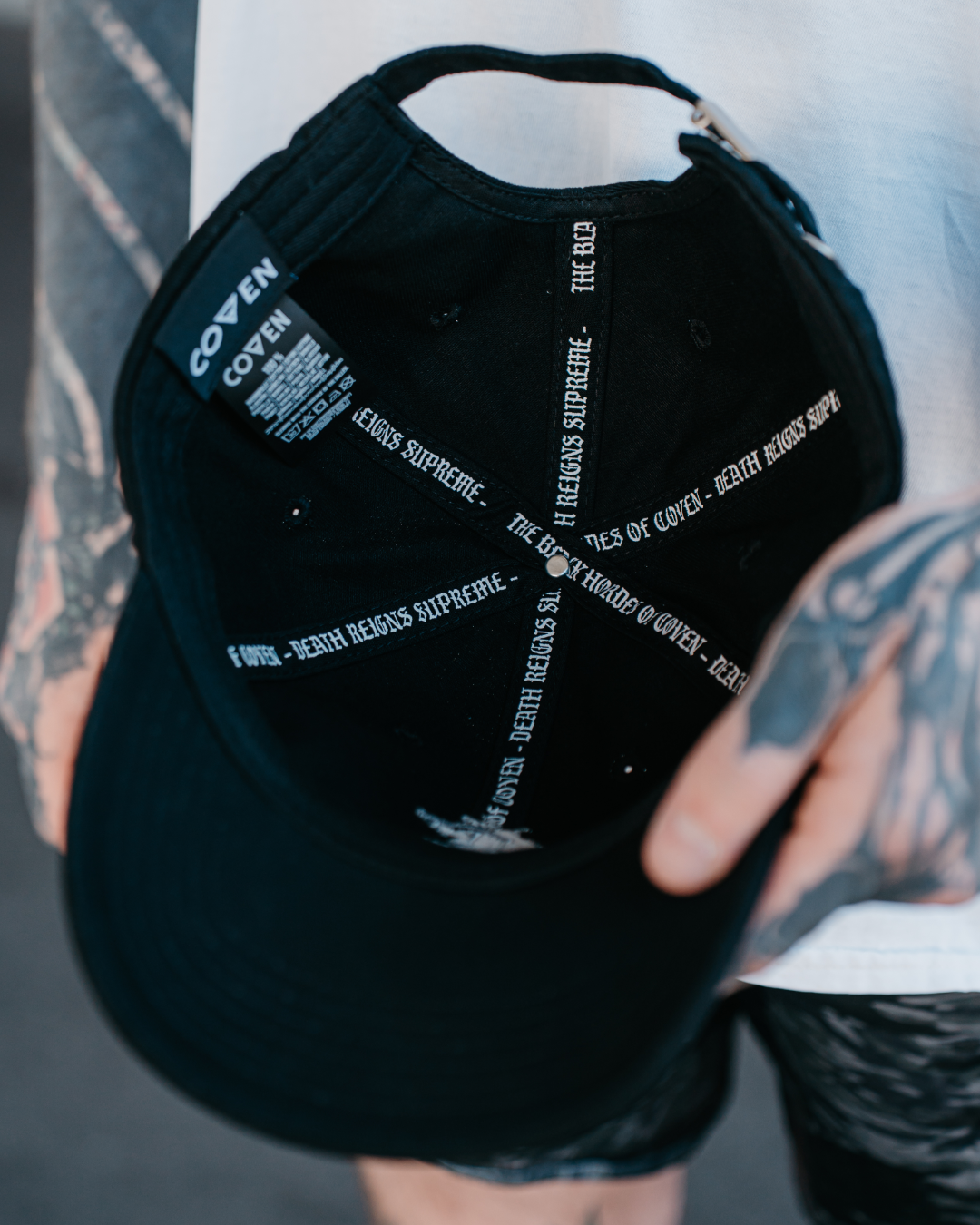 Dead Cap - Crest - Black on Black