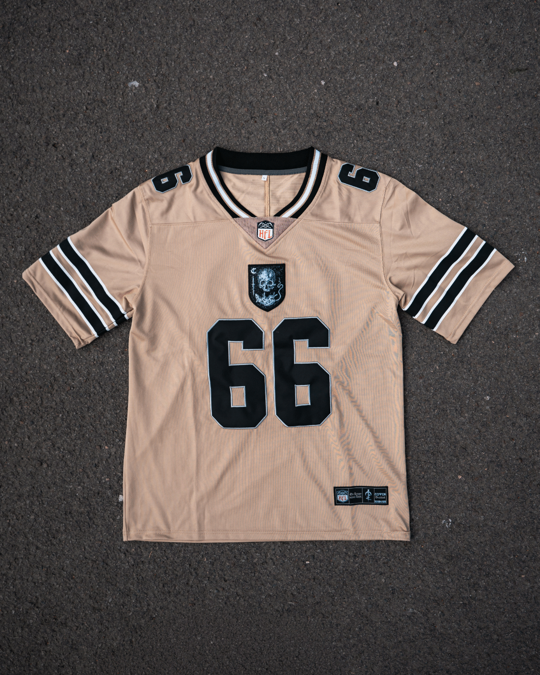 Coven - Hellfire League 2026 - American Football Jersey - Golden Rite