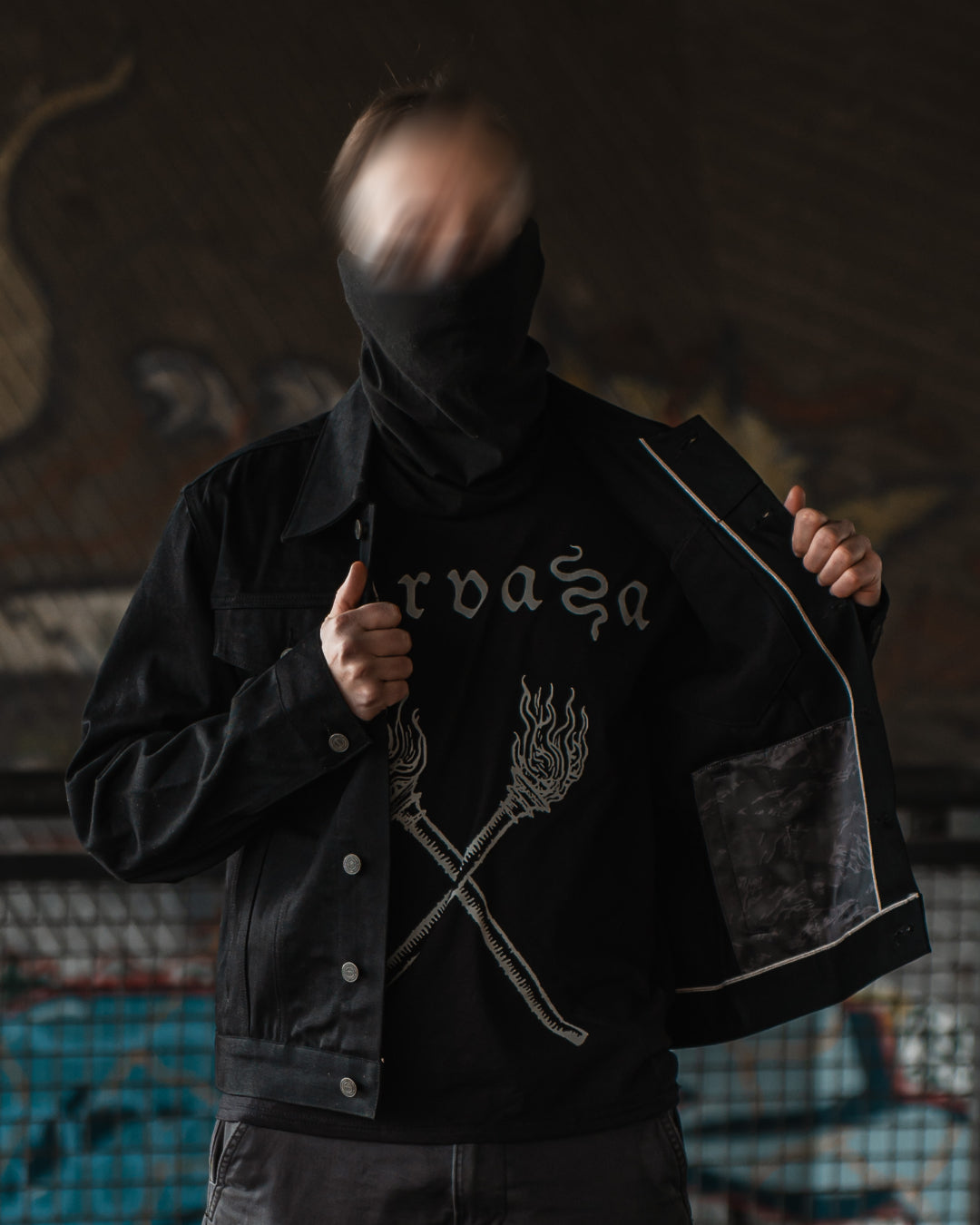 Coven - Trucker Jacket - The Wormshell - Black Loom