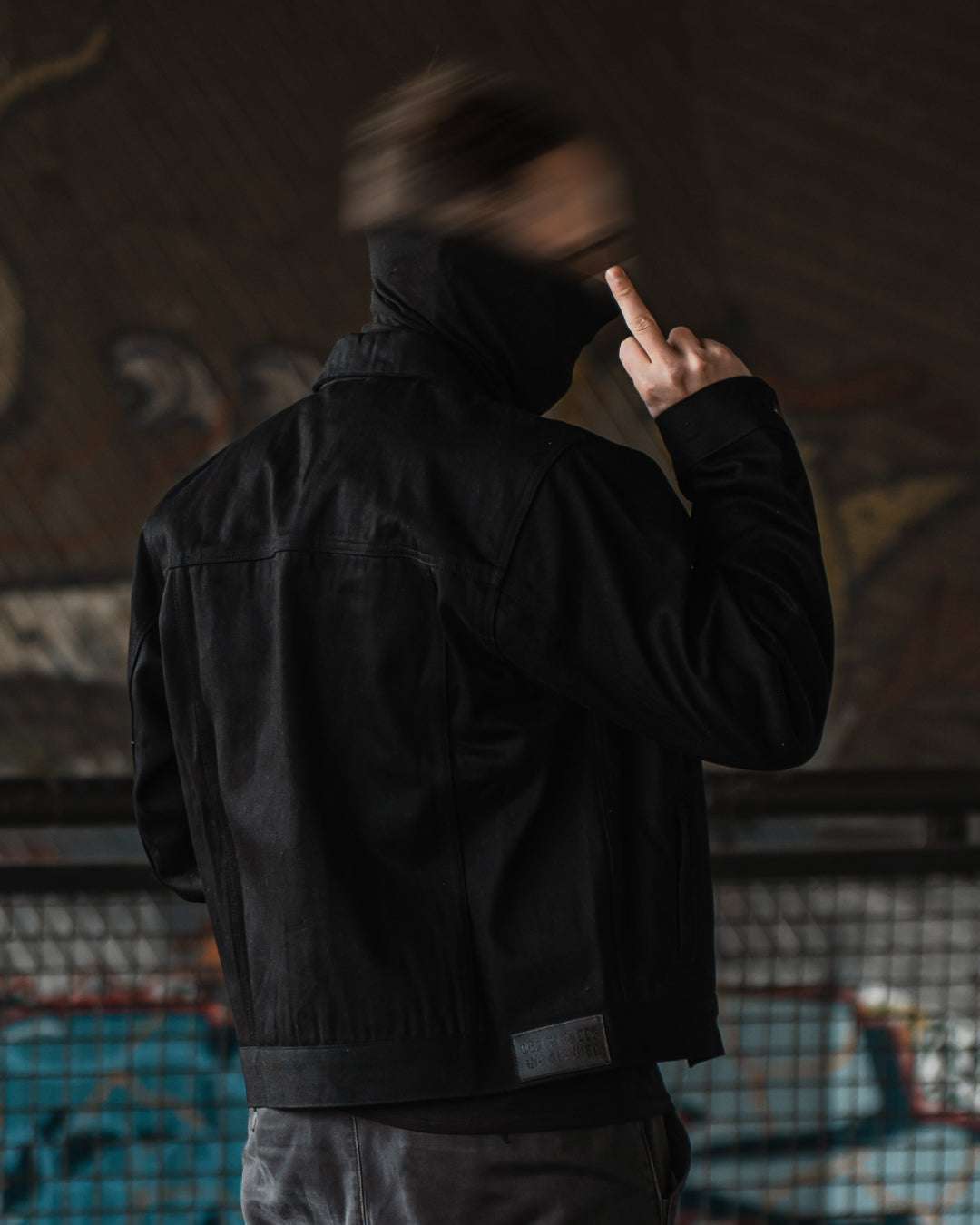 Coven - Trucker Jacket - The Wormshell - Black Loom