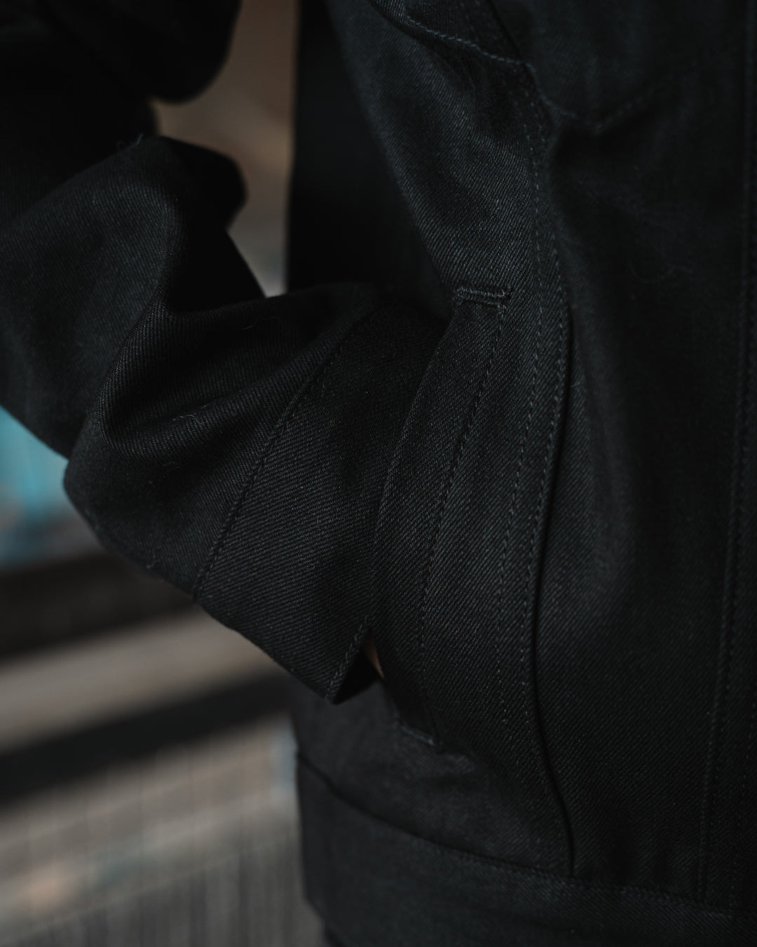 Coven - Trucker Jacket - The Wormshell - Black Loom