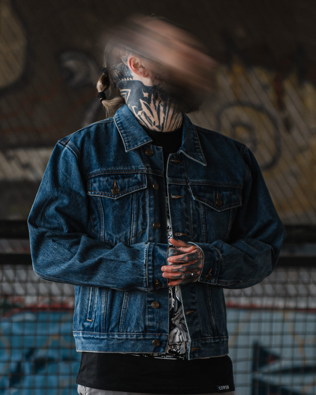 Coven - Trucker Jacket - The Wormshell - Drowned indigo