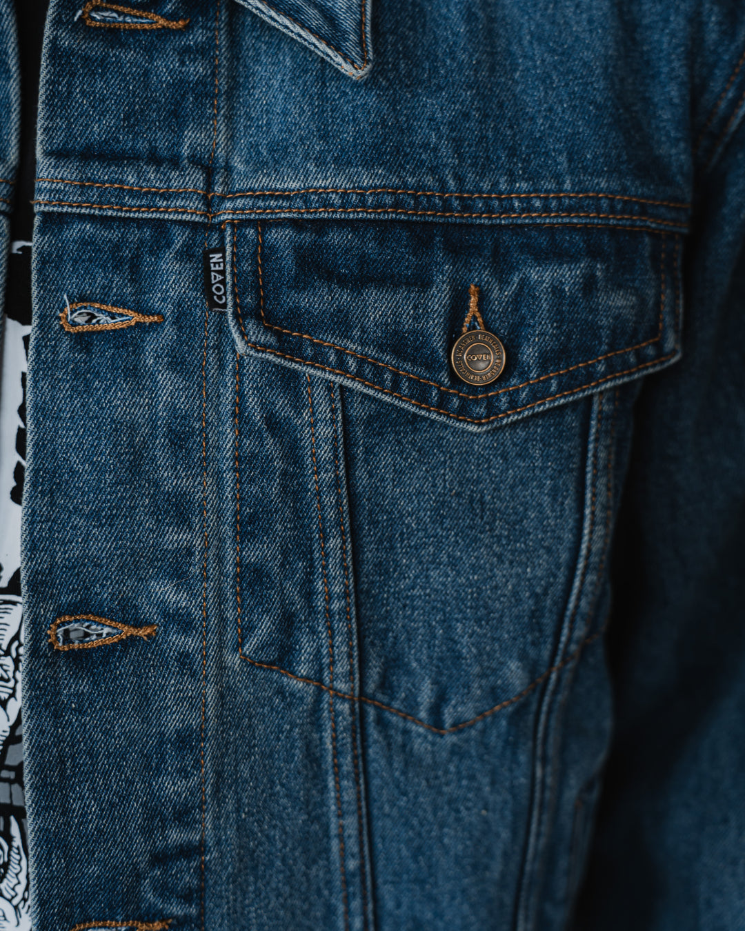 Coven - Trucker Jacket - The Wormshell - Drowned indigo