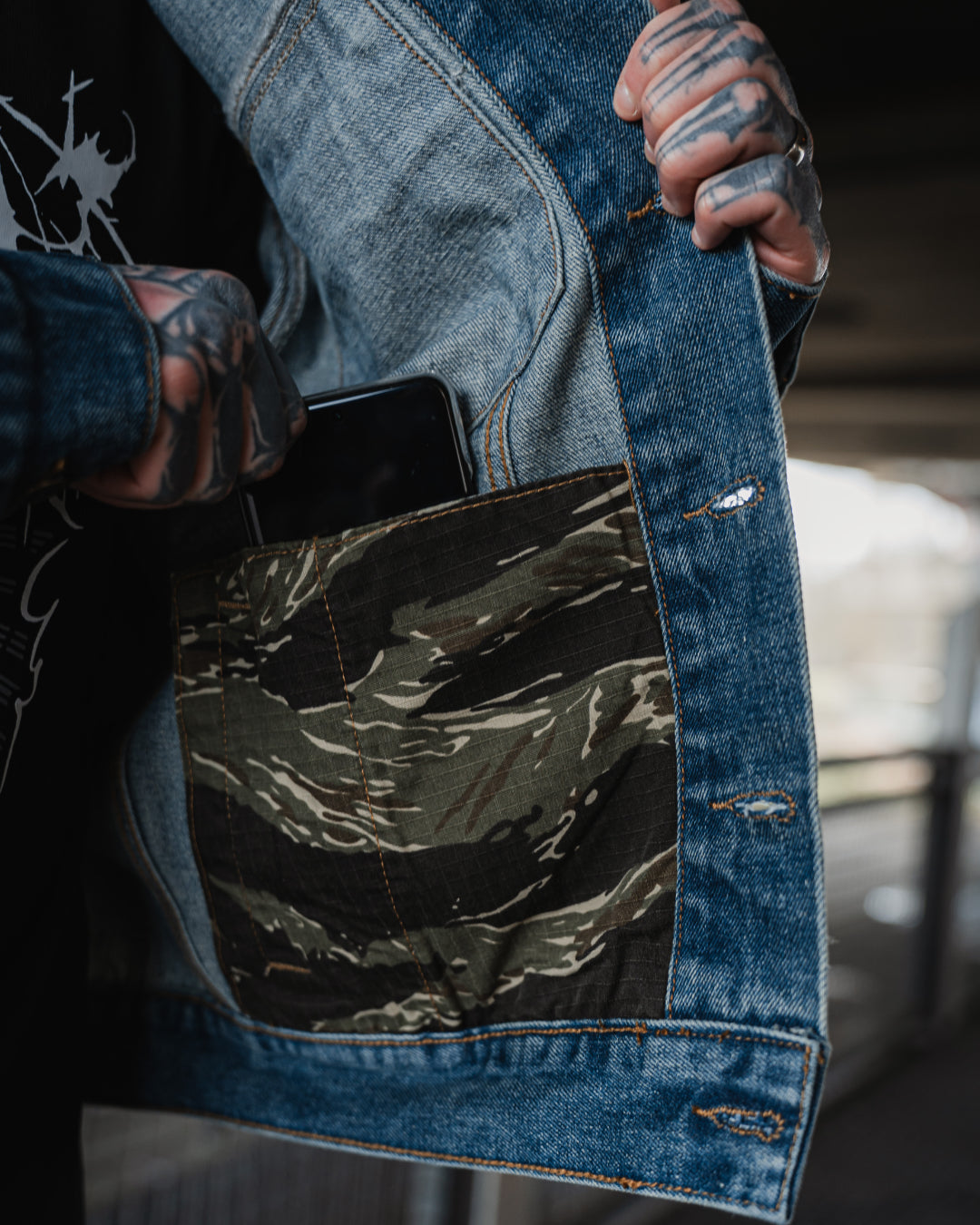 Coven - Trucker Jacket - The Wormshell - Drowned indigo