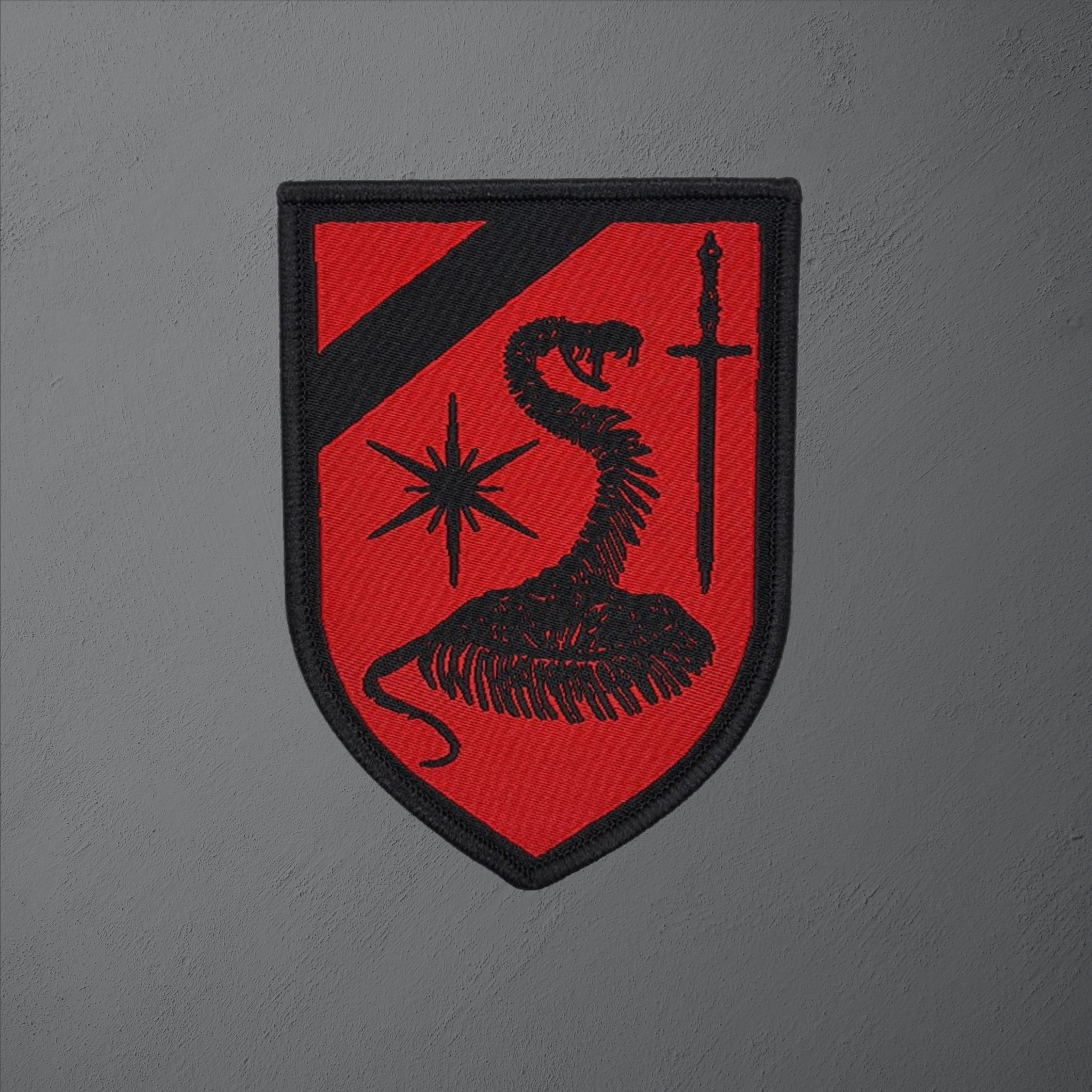 The Unit - total red - Patch