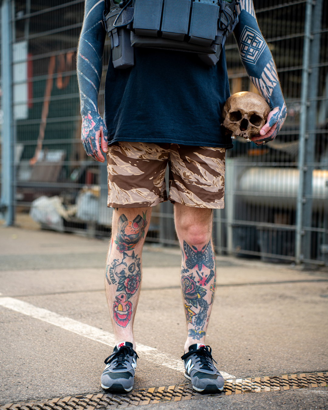 Cutthroat Shorts - tigerstripe desert