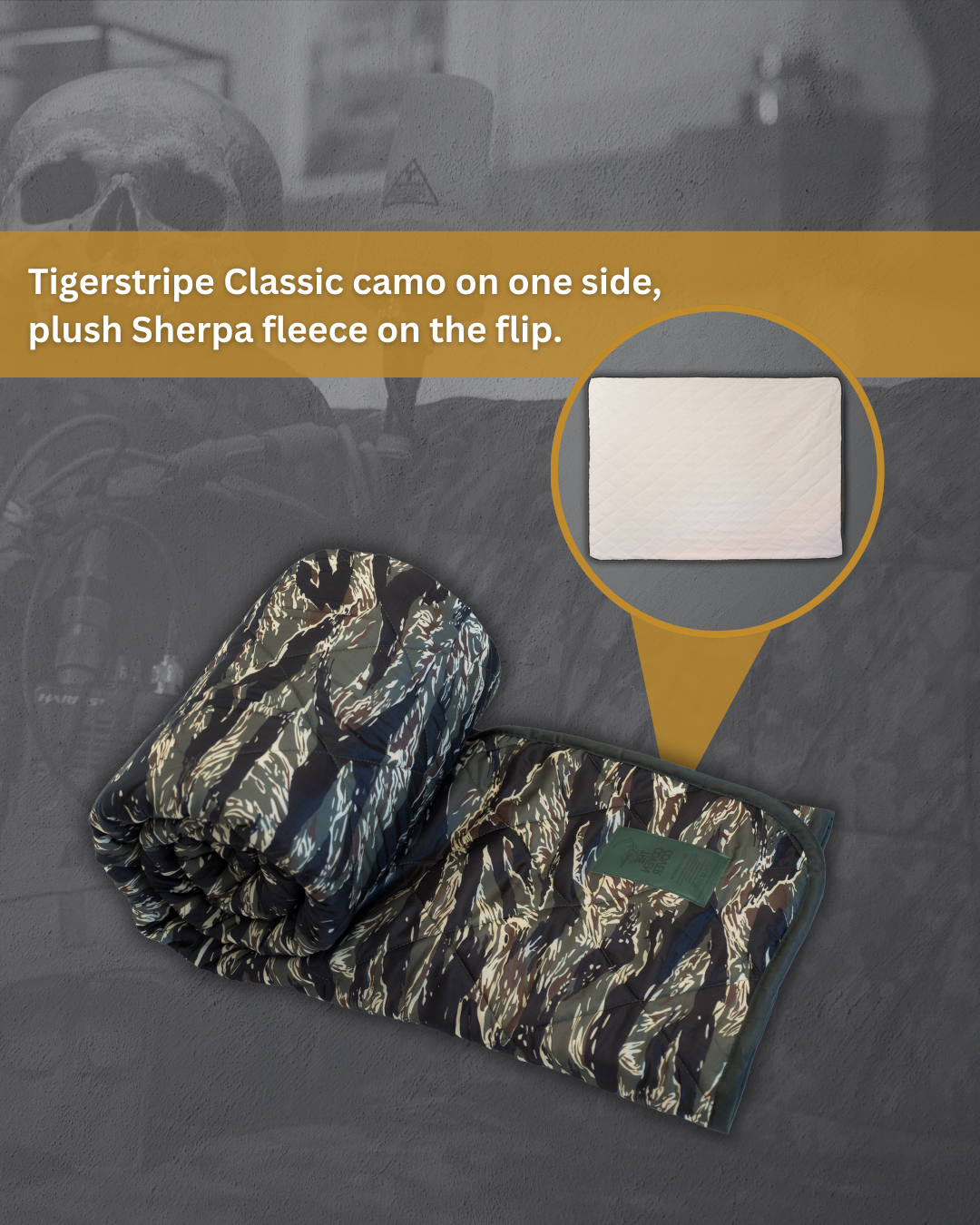 The Coven Cover - Tigerstripe classic - Sherpa Decke