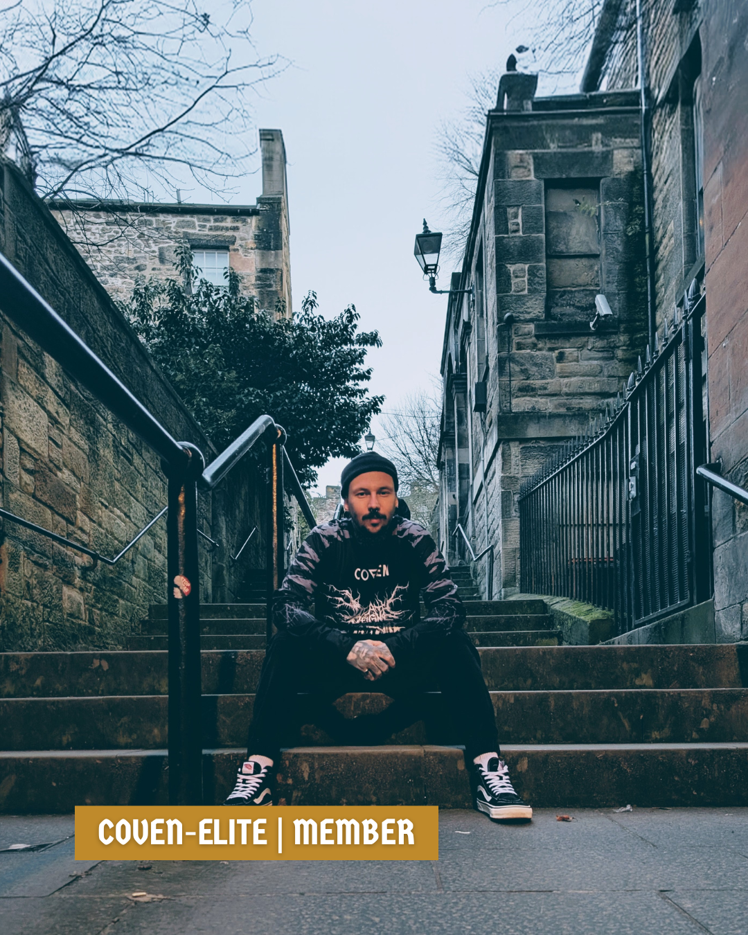 Coven - Motocross Jersey - Tigerstripe black'n'white - Kuro Kabuto Edition