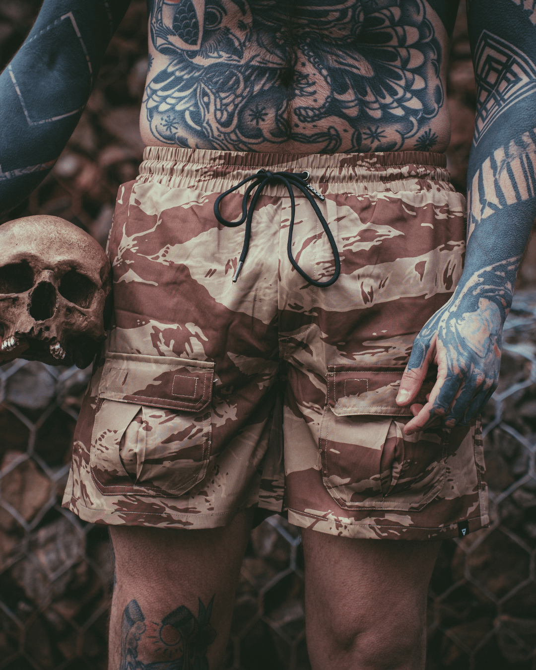 Tigerstripe desert - Boardshorts