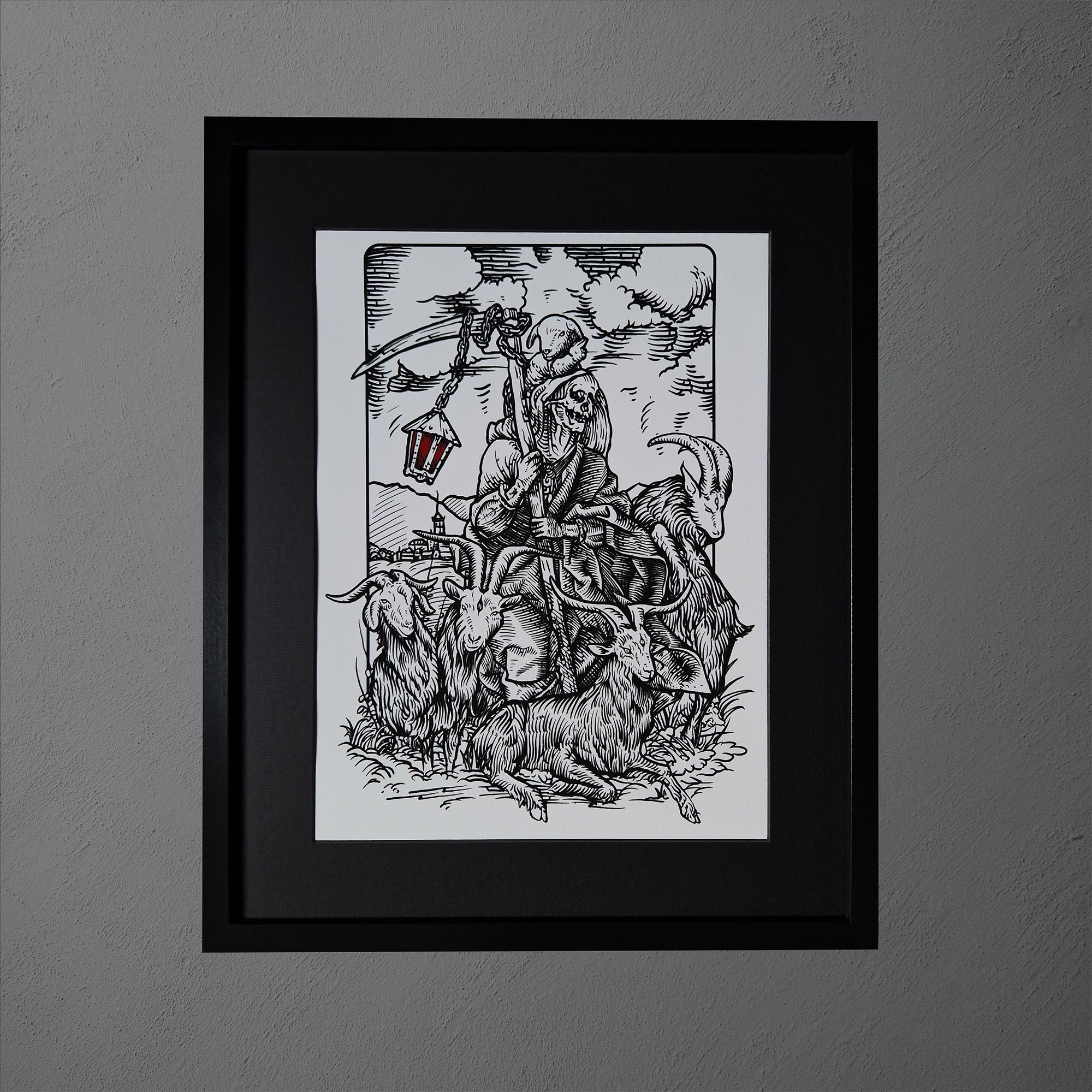 Art Print - The Shepherd - ltd. 20 Bloodmoon Edition