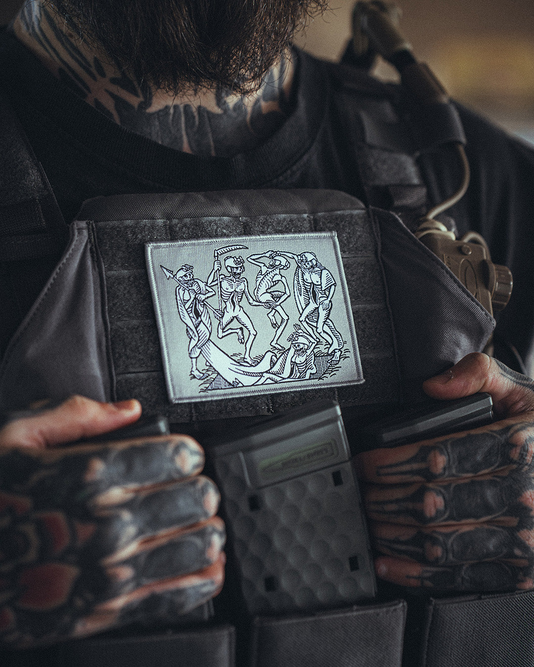 Dance Macabre - Patch - grau