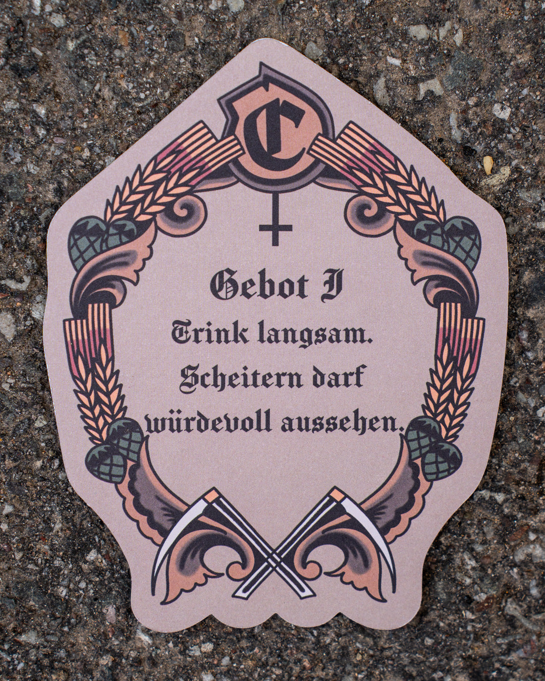 Die Fünf Gebote - Bierdeckel Set