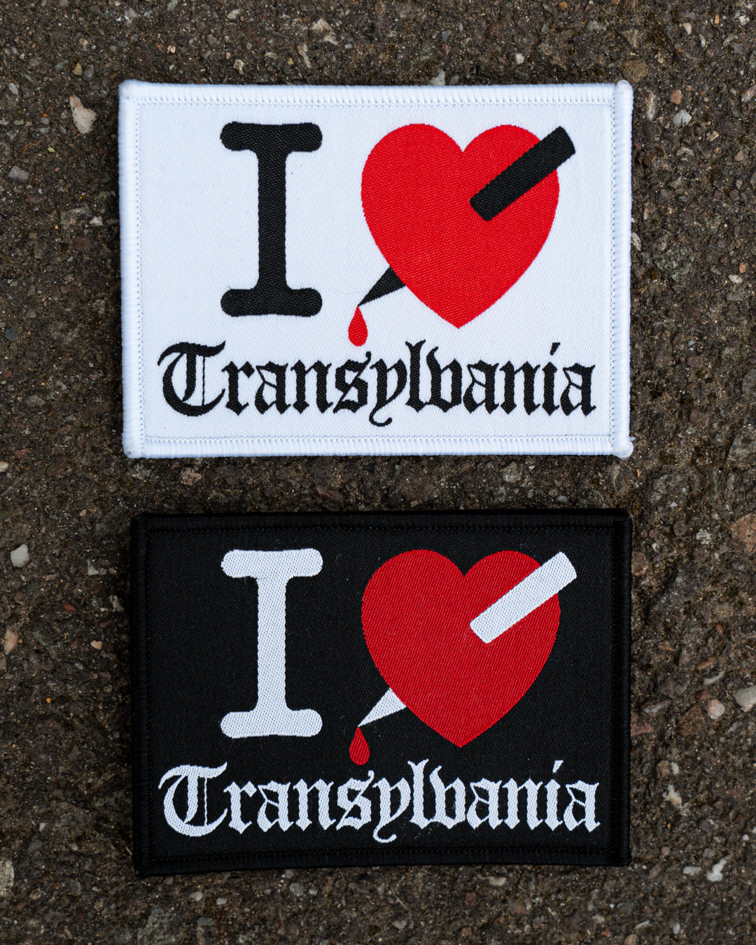 I Love Transylvania Patch Set – Spooky Season Edition