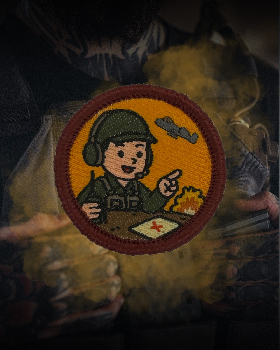 Mein erster Luftschlag - Merit Badge - Patch