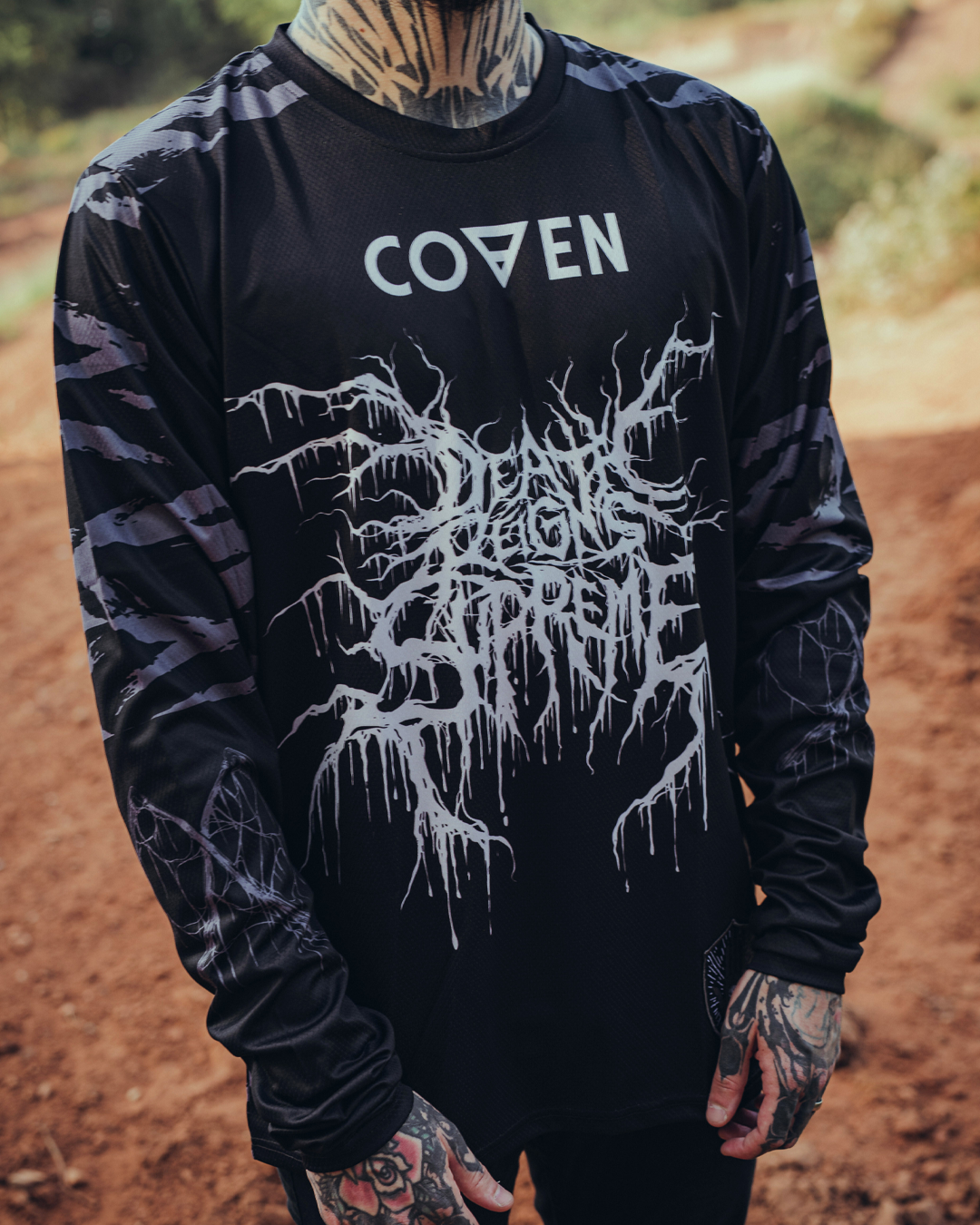 Coven - Motocross Jersey - Tigerstripe black - Gateways Edition