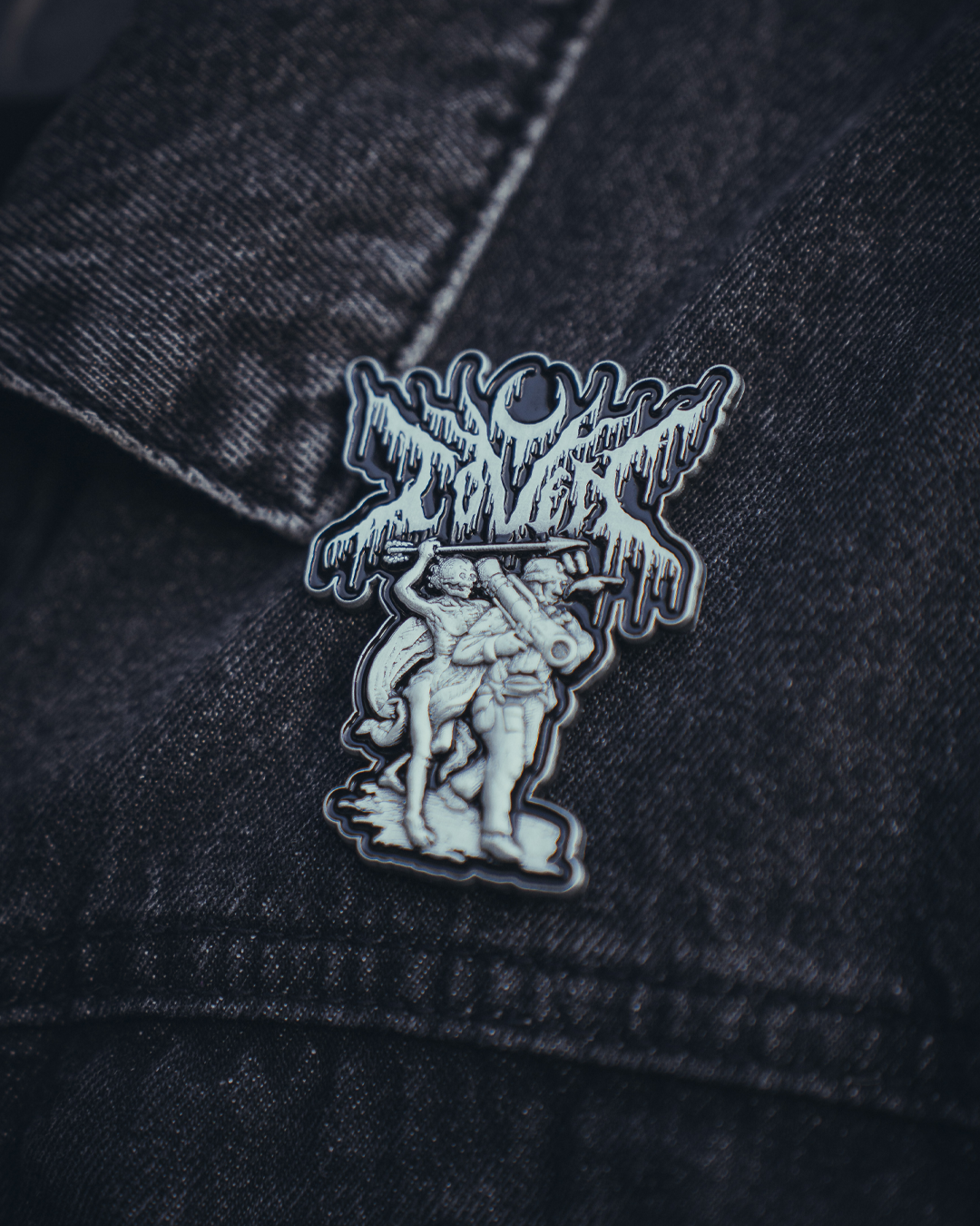 Death Calls - Obsidian Mark - Pin