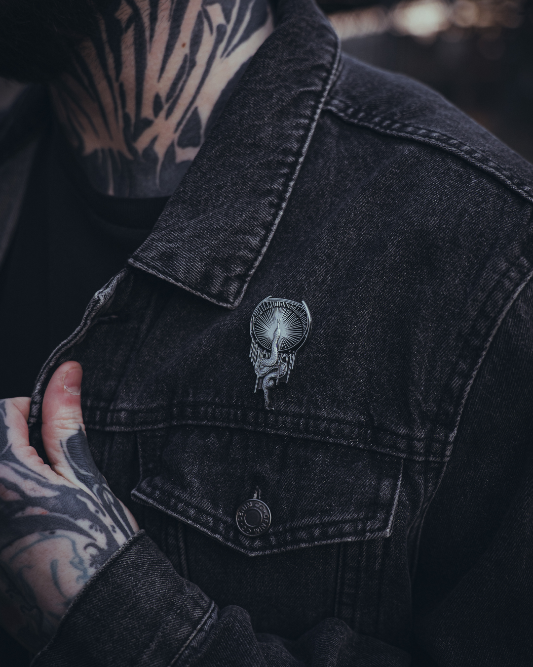 Snake God - Obsidian Mark - Lapel Pin