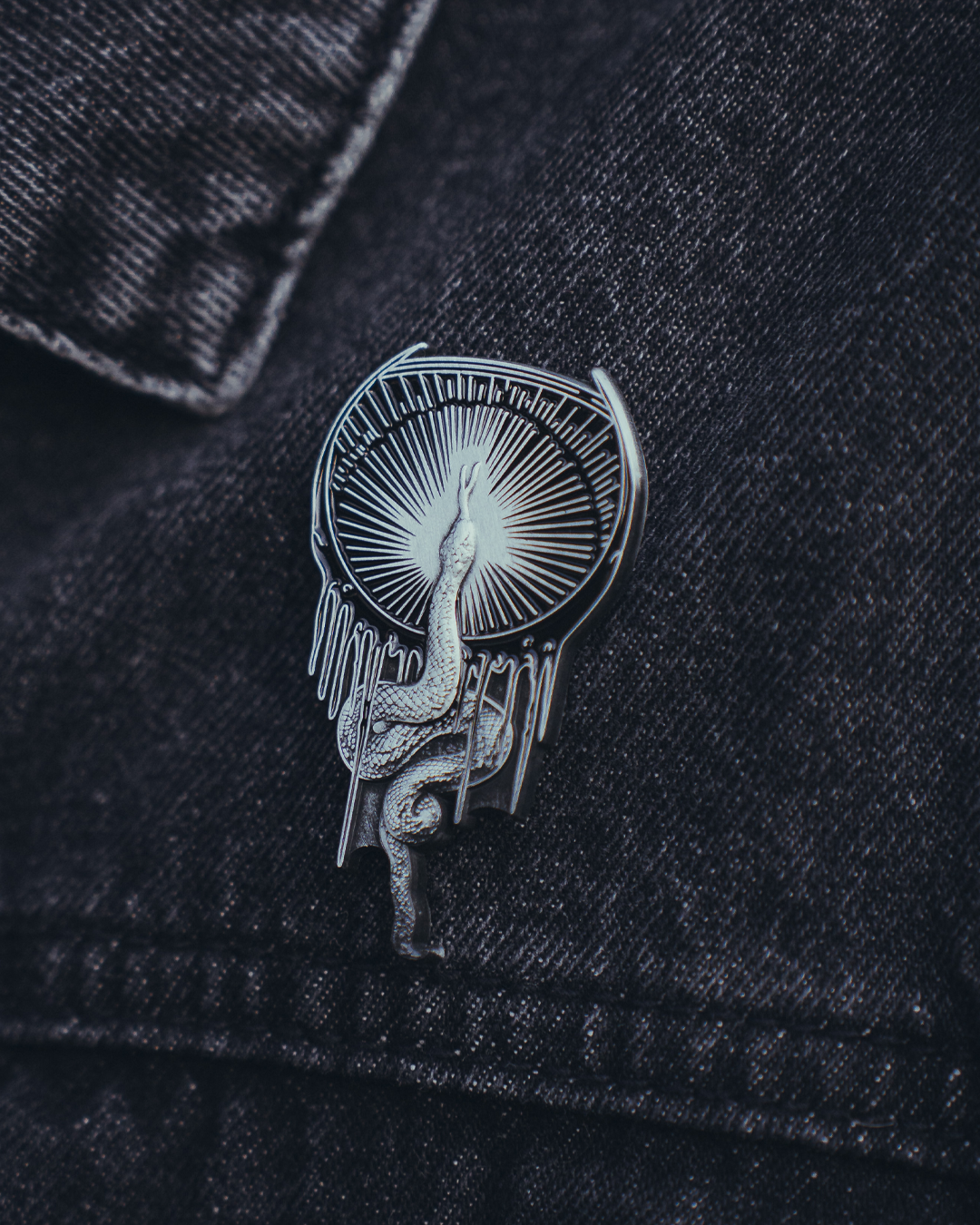 Snake God - Obsidian Mark - Lapel Pin