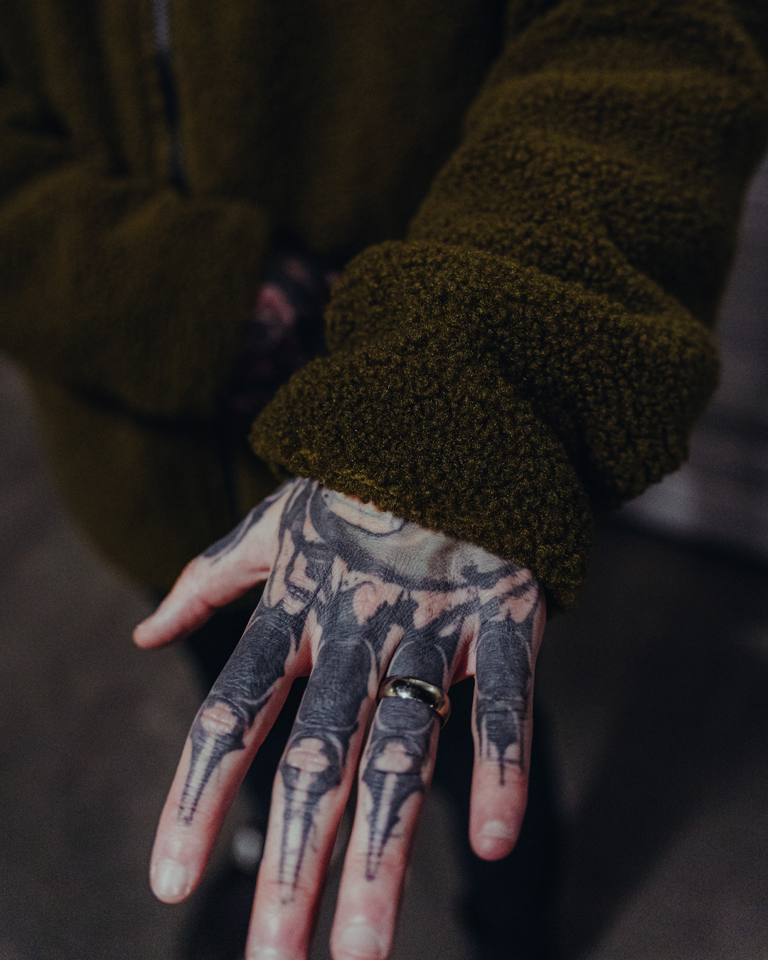 The Sherpie - Woobie / Sherpa Hybrid Jacket - M1942 Frogskin arid / brown