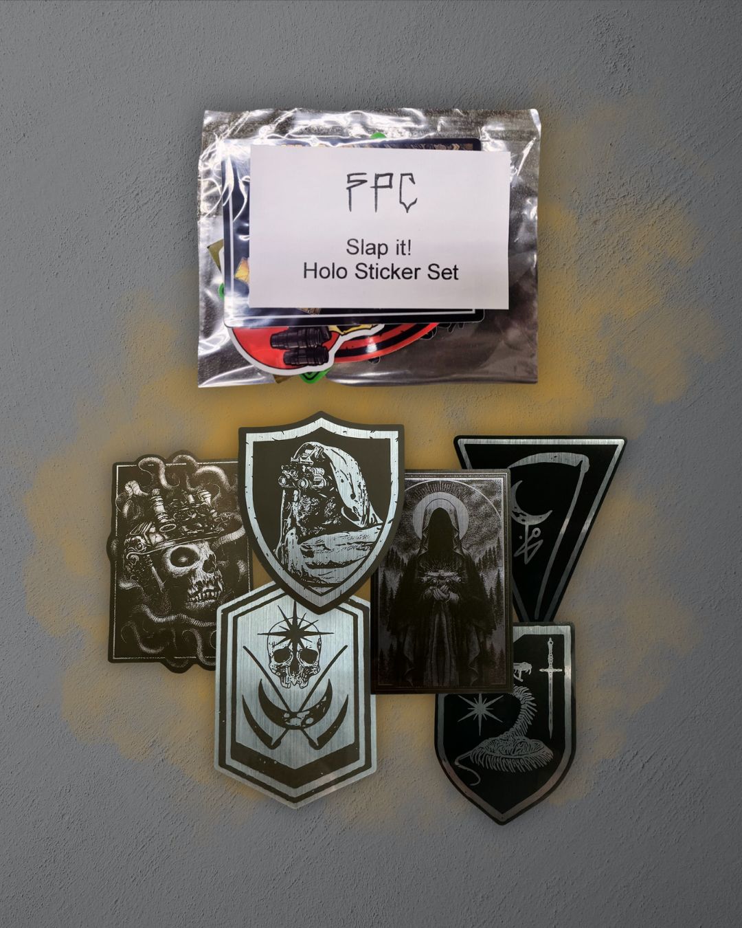 Slap it! - Brushed sticker set