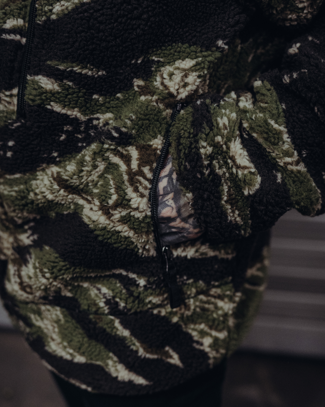 The Snugg - Sherpa Jacket - Tigerstripe classic V2.0