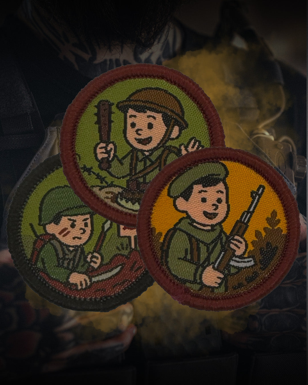 Traditions of Bloodshed - Merit Badge - Patch Set