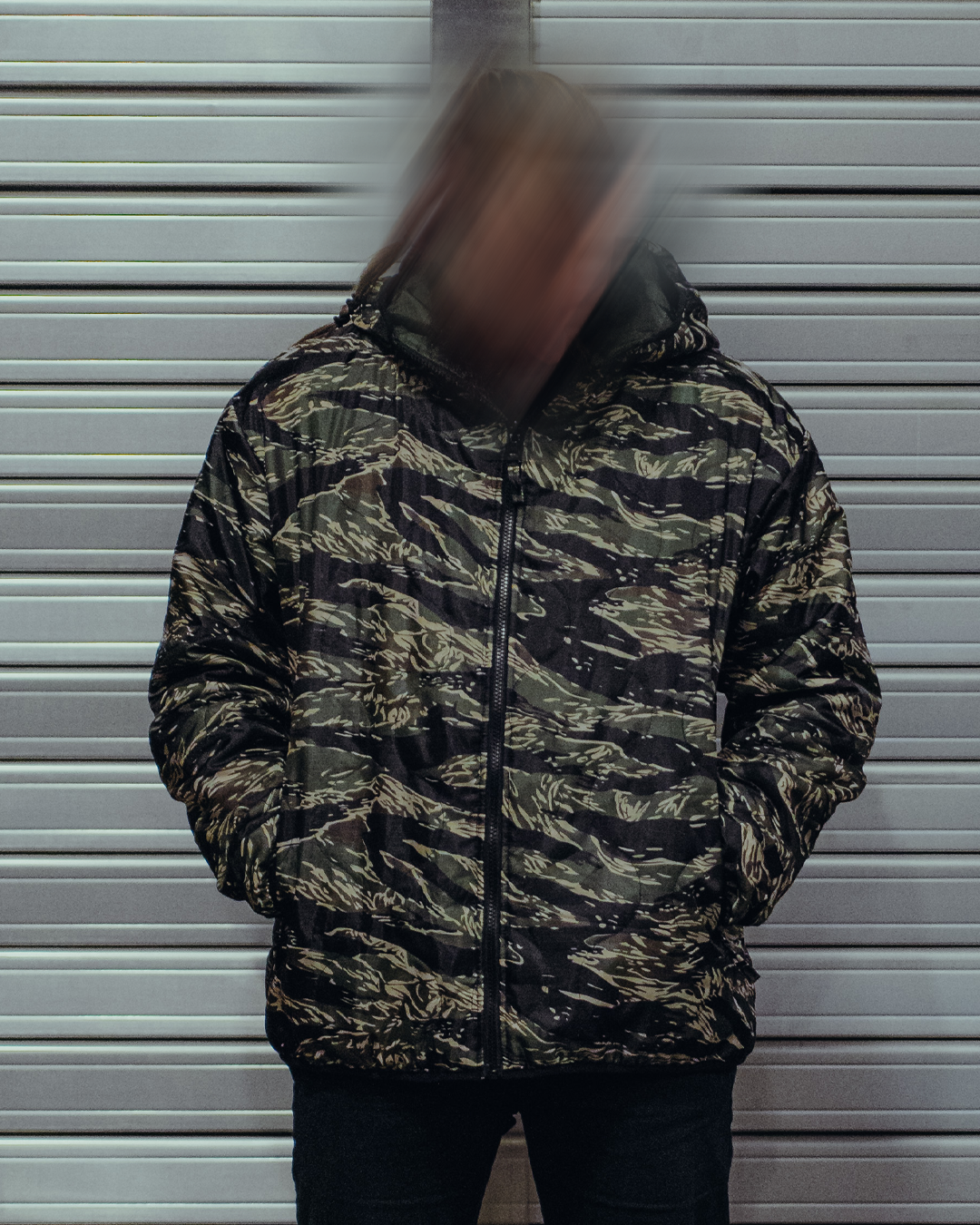 Woobie Jacket V2.0 - Tigerstripe classic / green reversible