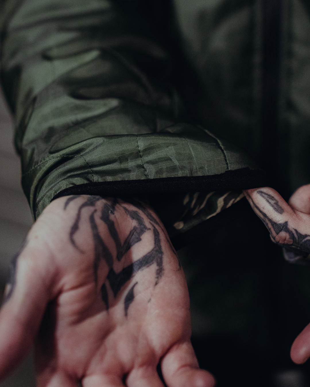 Woobie Jacket V2.0 - Tigerstripe classic / green reversible