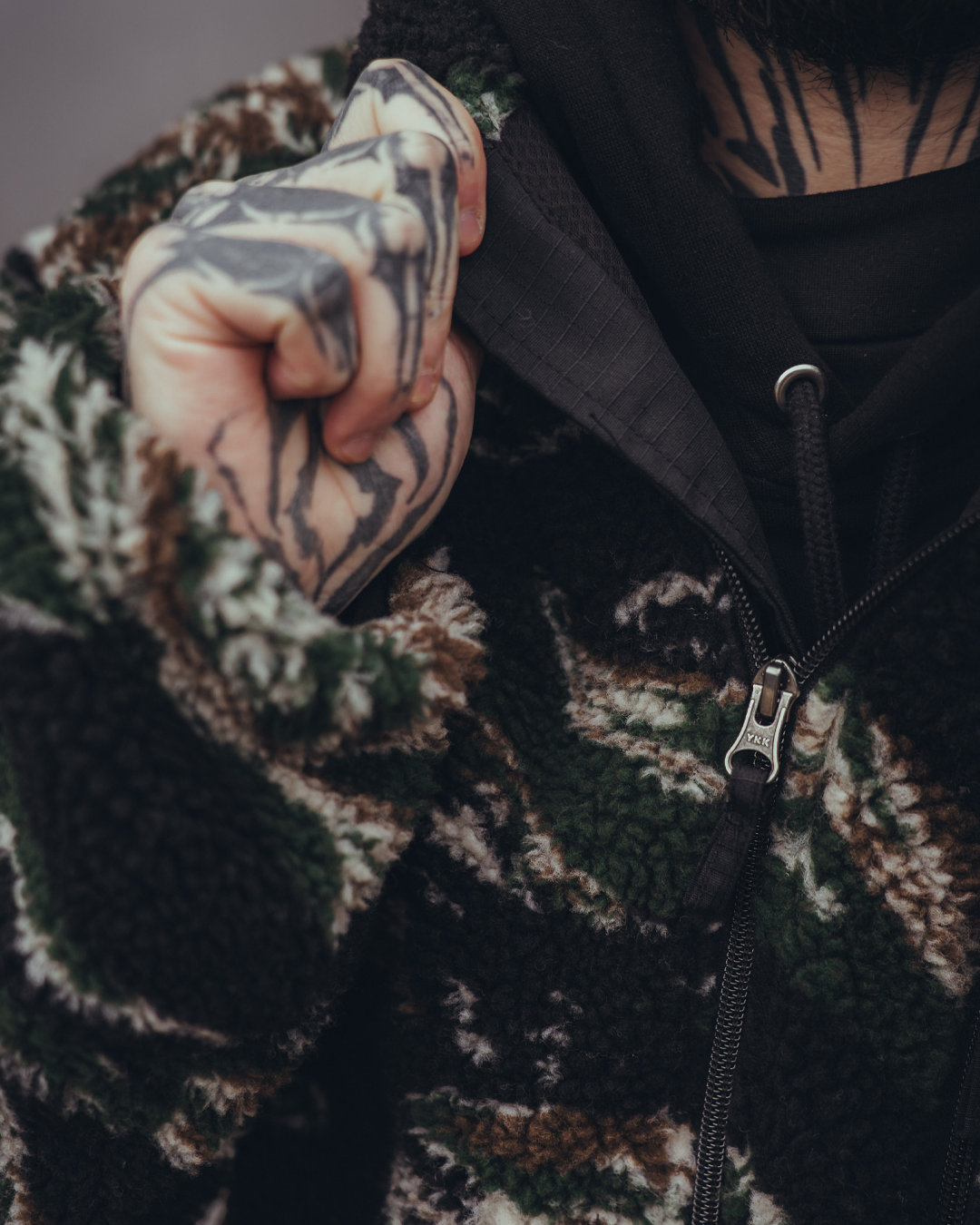 The Snugg - Sherpa Jacket - Tigerstripe classic