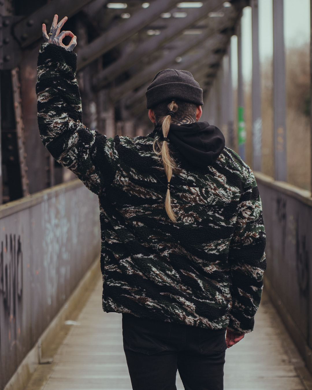 The Snugg - Sherpa Jacket - Tigerstripe classic