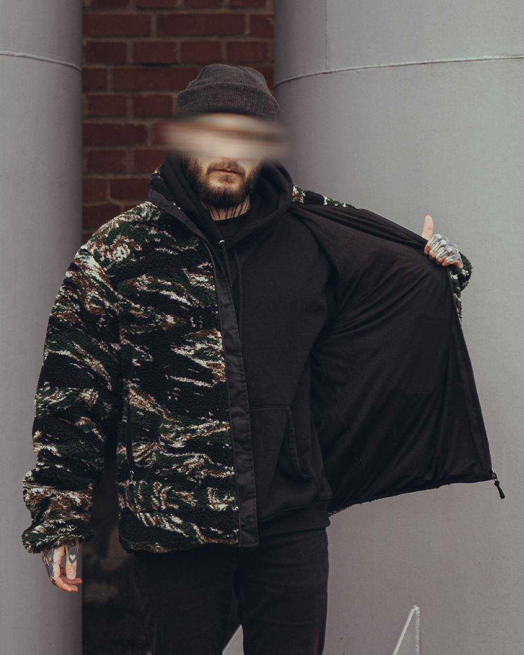The Snugg - Sherpa Jacket - Tigerstripe classic
