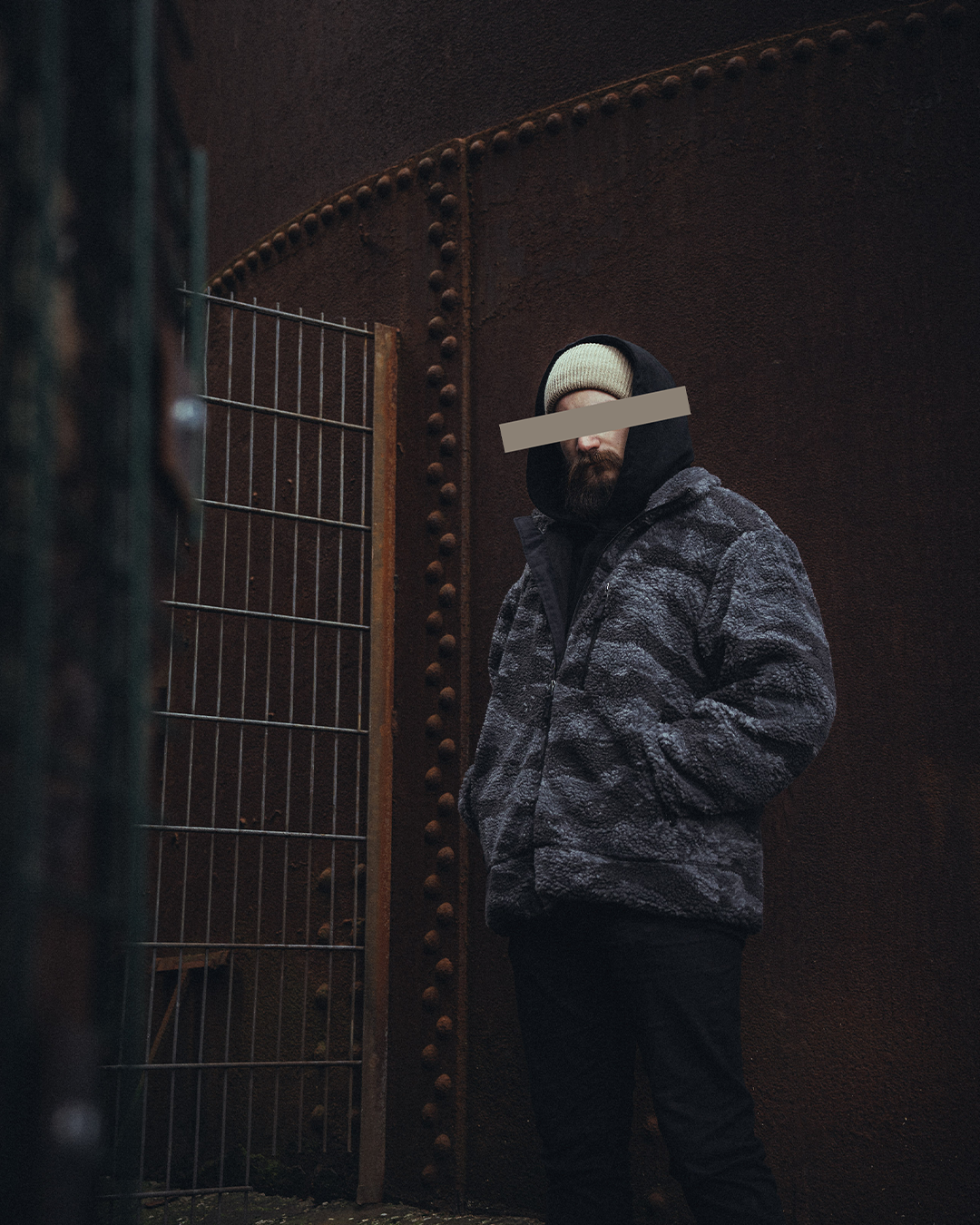 The Snugg - Sherpa Jacket - tigerstripe black