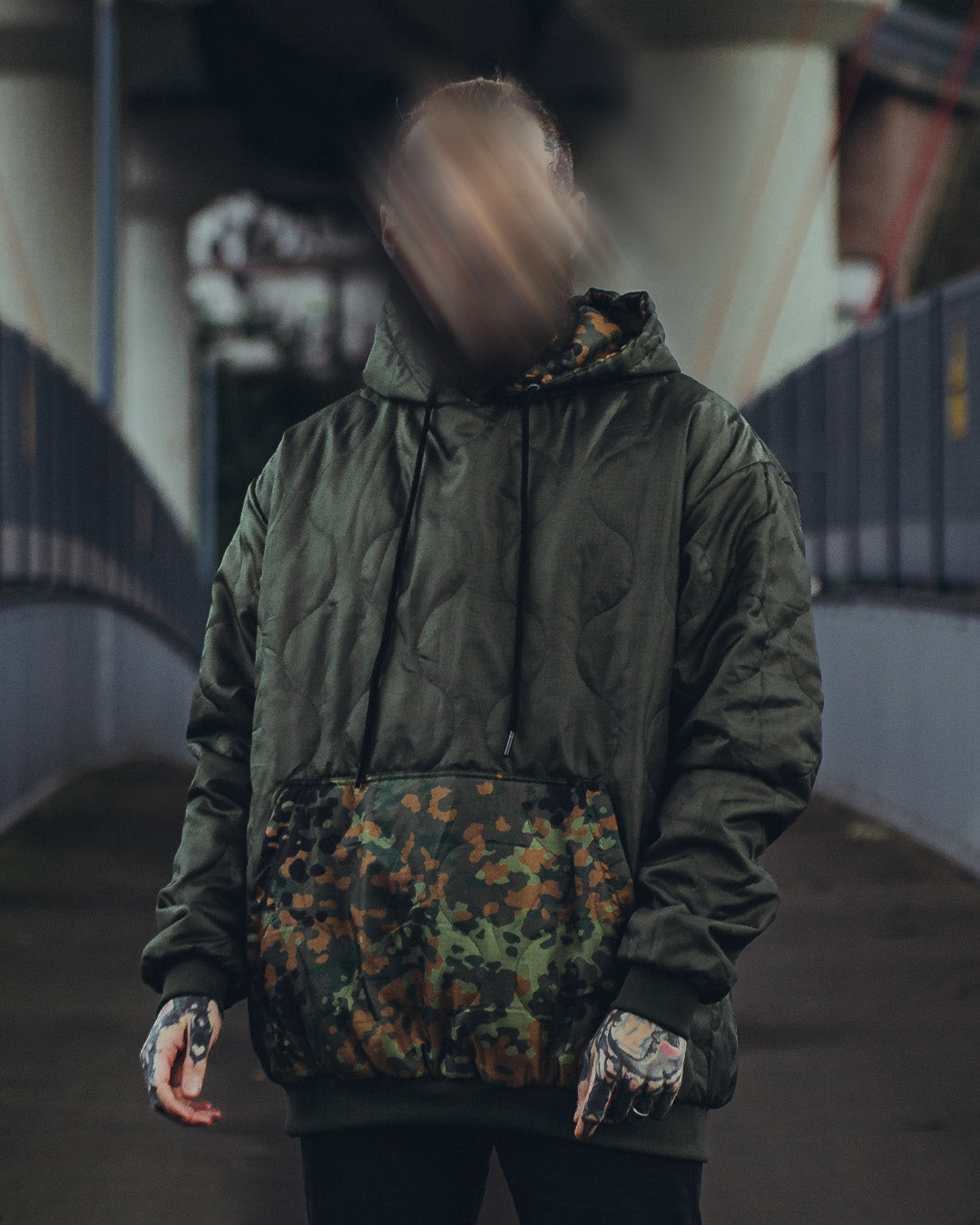 Woobie Hoodie V2.0 - Leiden im Felde Special - Flecktarn / Ranger green