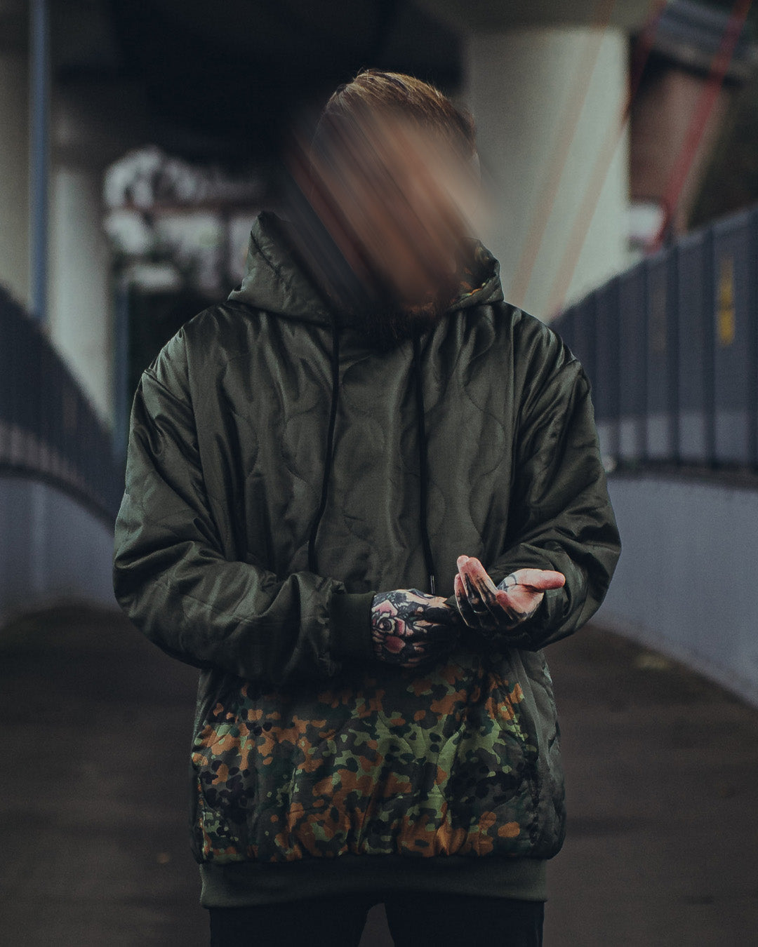 Woobie Hoodie V2.0 - Leiden im Felde Special - Flecktarn / Ranger green