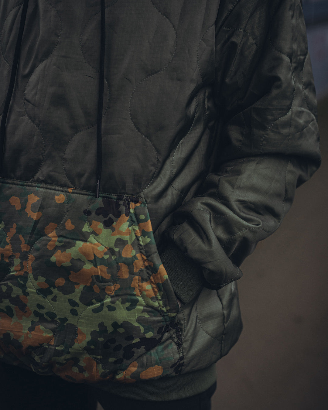 Woobie Hoodie V2.0 - Leiden im Felde Special - Flecktarn / Ranger green
