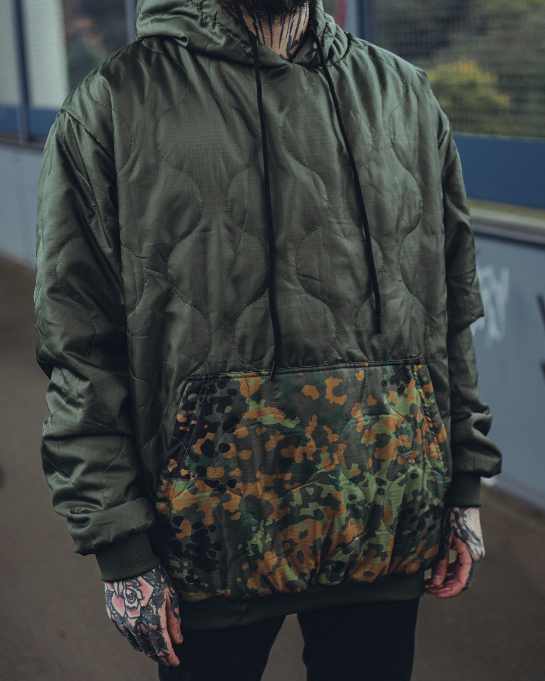 Woobie Hoodie V2.0 - Leiden im Felde Special - Flecktarn / Ranger green