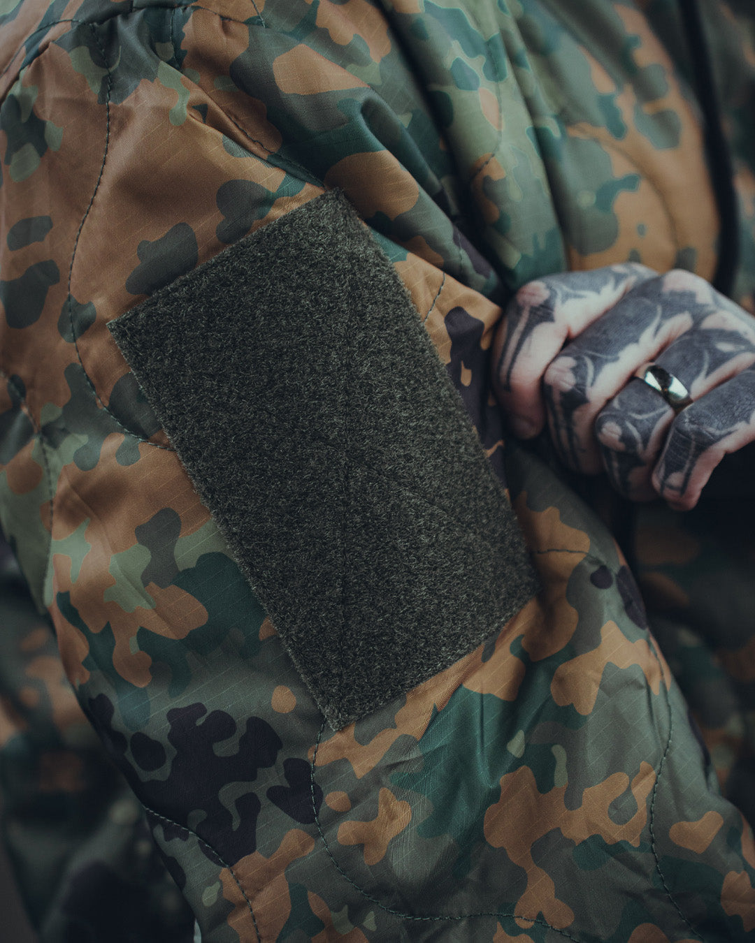 Woobie Hoodie V2.0 - Leiden im Felde Special - Flecktarn / Ranger green