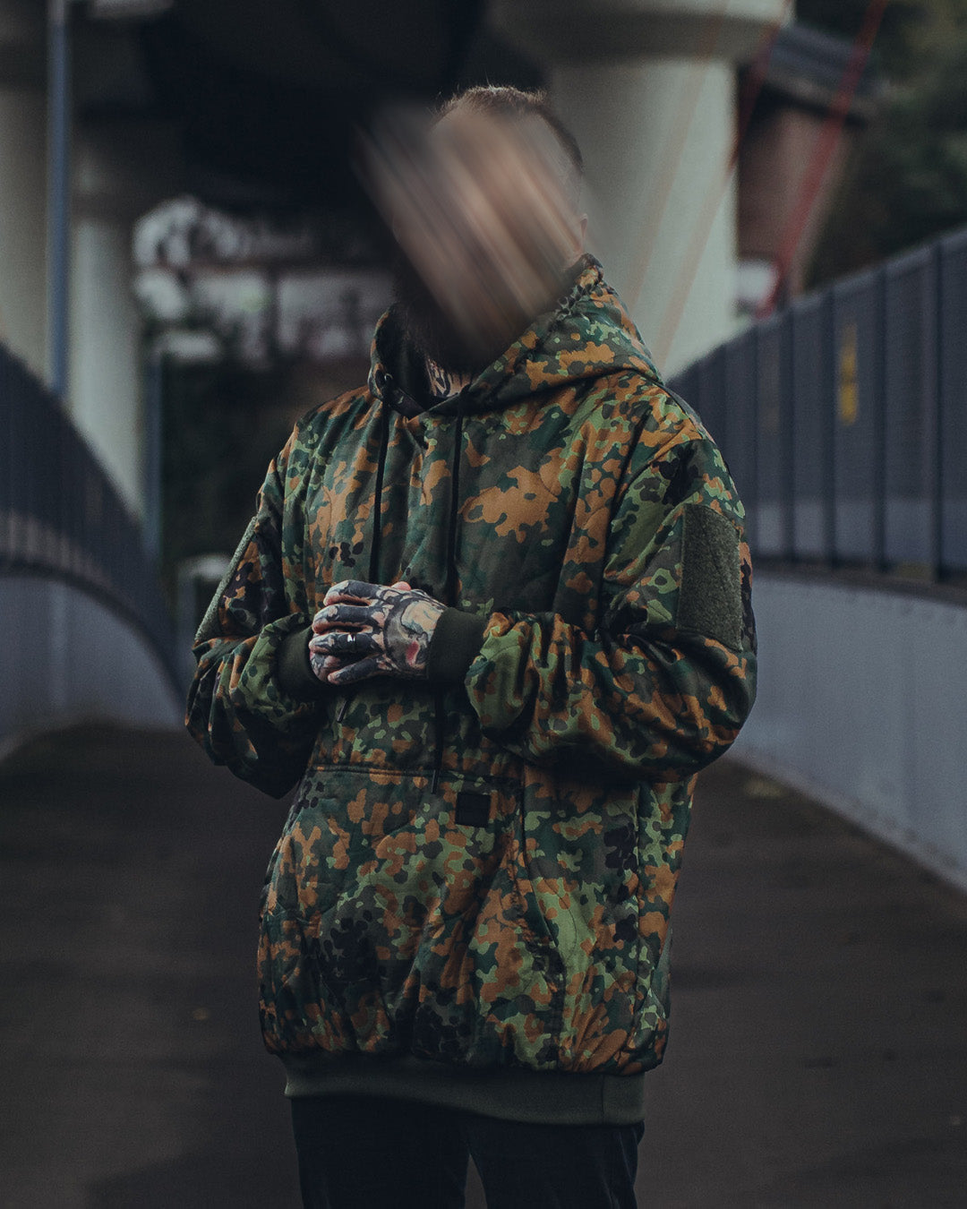 Woobie Hoodie V2.0 - Leiden im Felde Special - Flecktarn / Ranger green