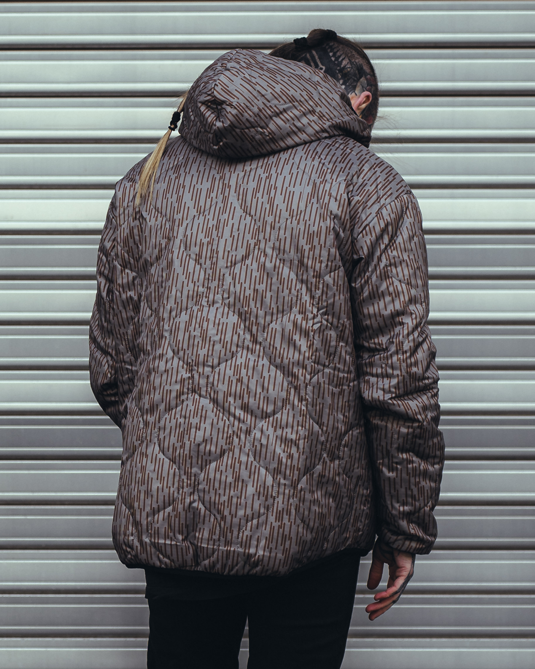 Woobie Jacket V2.0 - flecktarn / Raindrop / EinStrichkeinStrich reversible