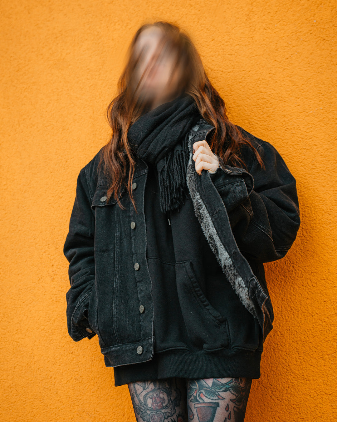 Coven - Winter Trucker Jacket - Wormshell of Black Winter