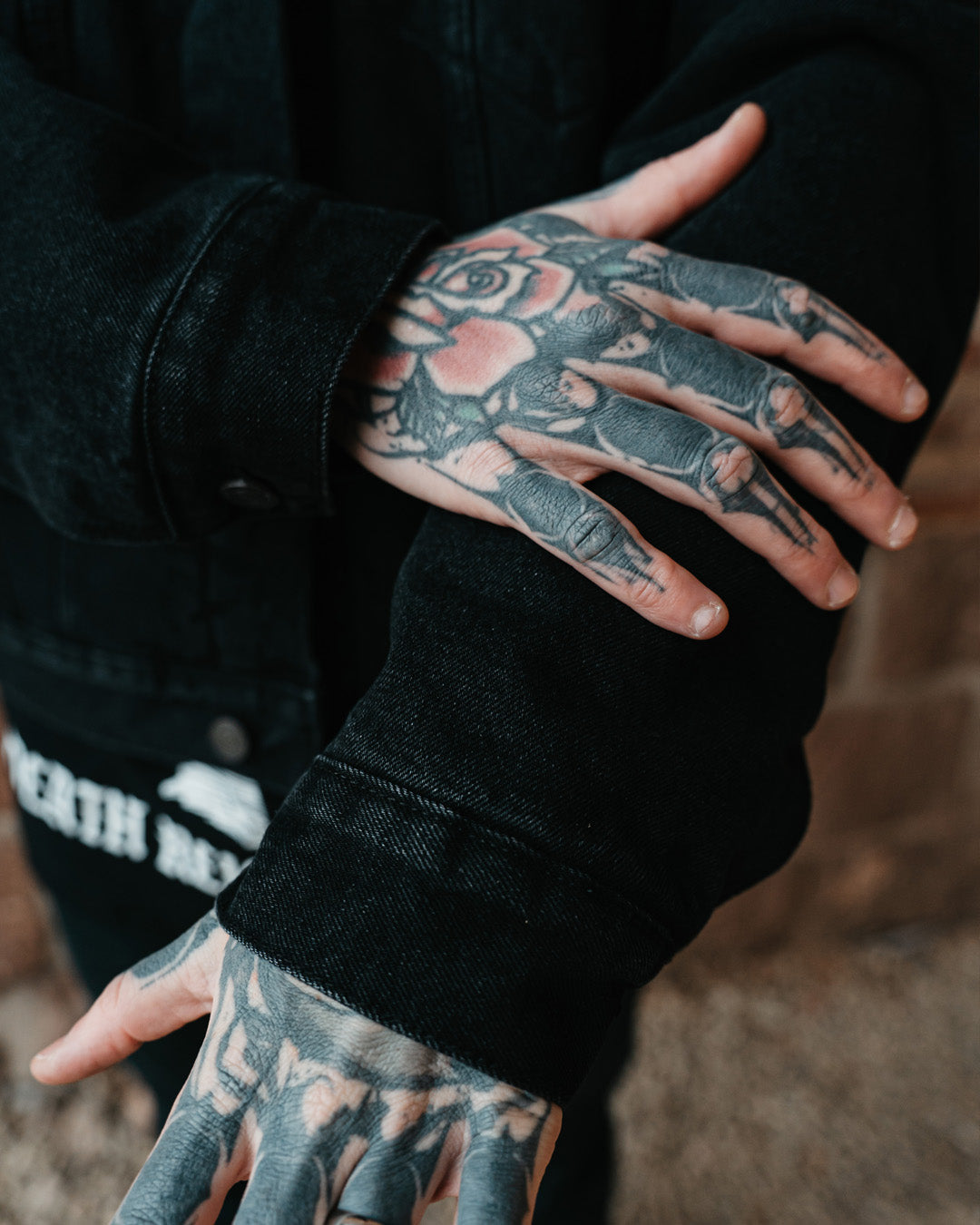 Coven - Winter Trucker Jacket - Wormshell of Black Winter