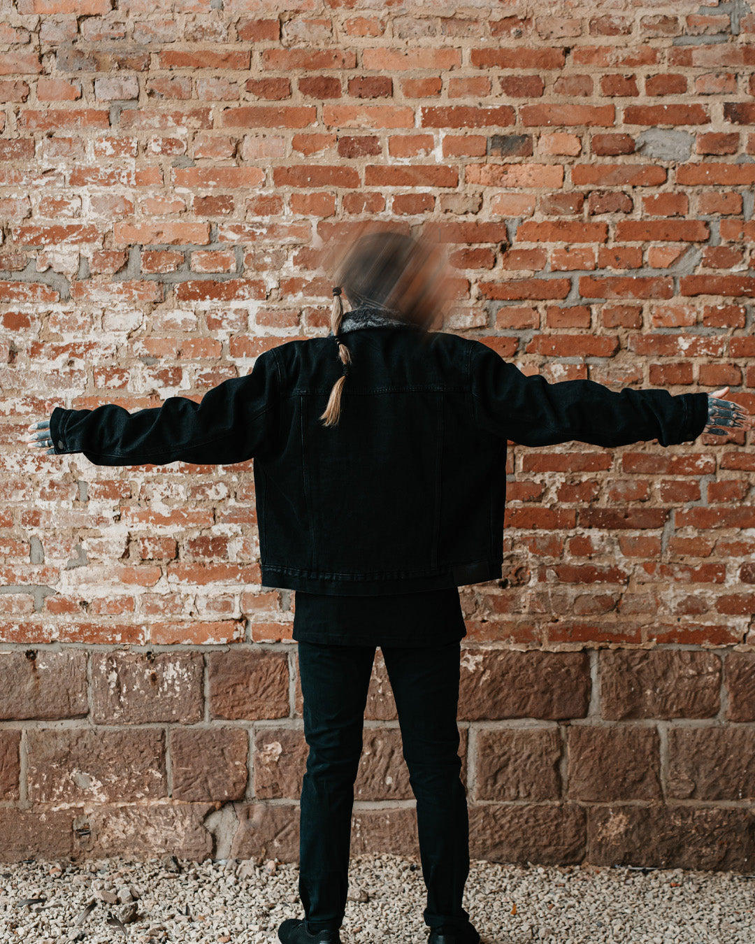 Coven - Winter Trucker Jacket - Wormshell of Black Winter