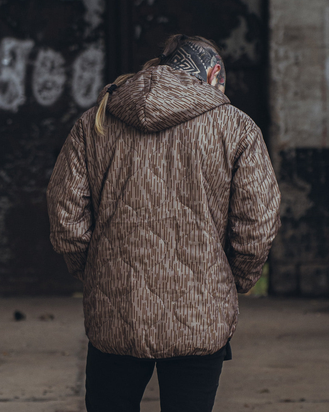 Woobie Jacket V2.0 - Raindrop / EinStrichkeinStrich reversible