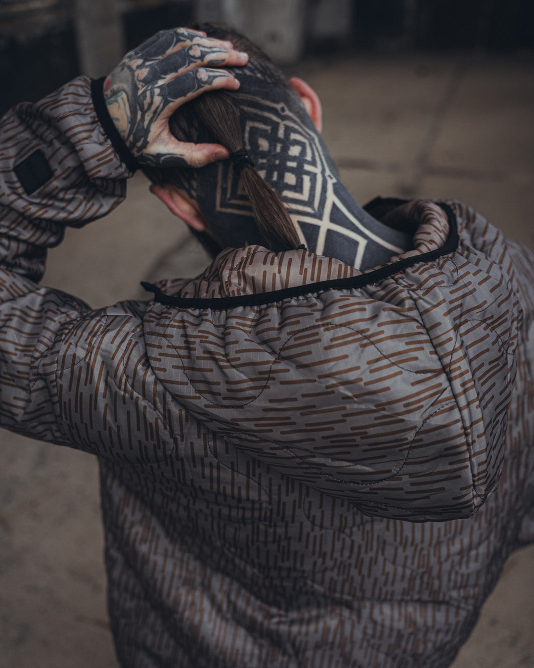 Woobie Jacket V2.0 - Raindrop / EinStrichkeinStrich reversible