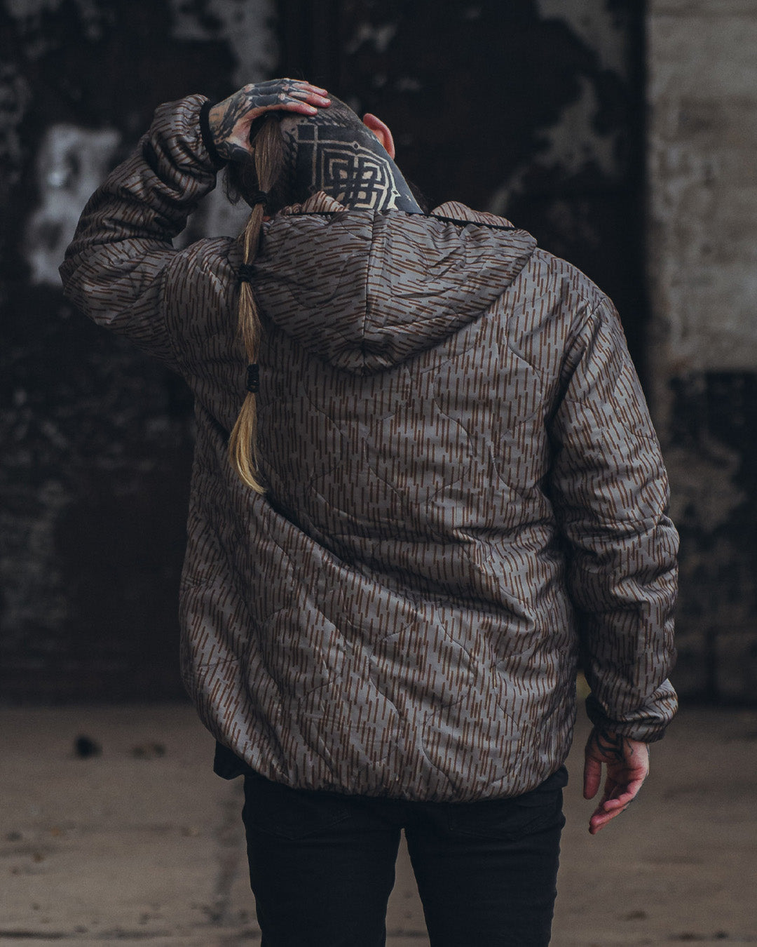 Woobie Jacket V2.0 - Raindrop / EinStrichkeinStrich reversible