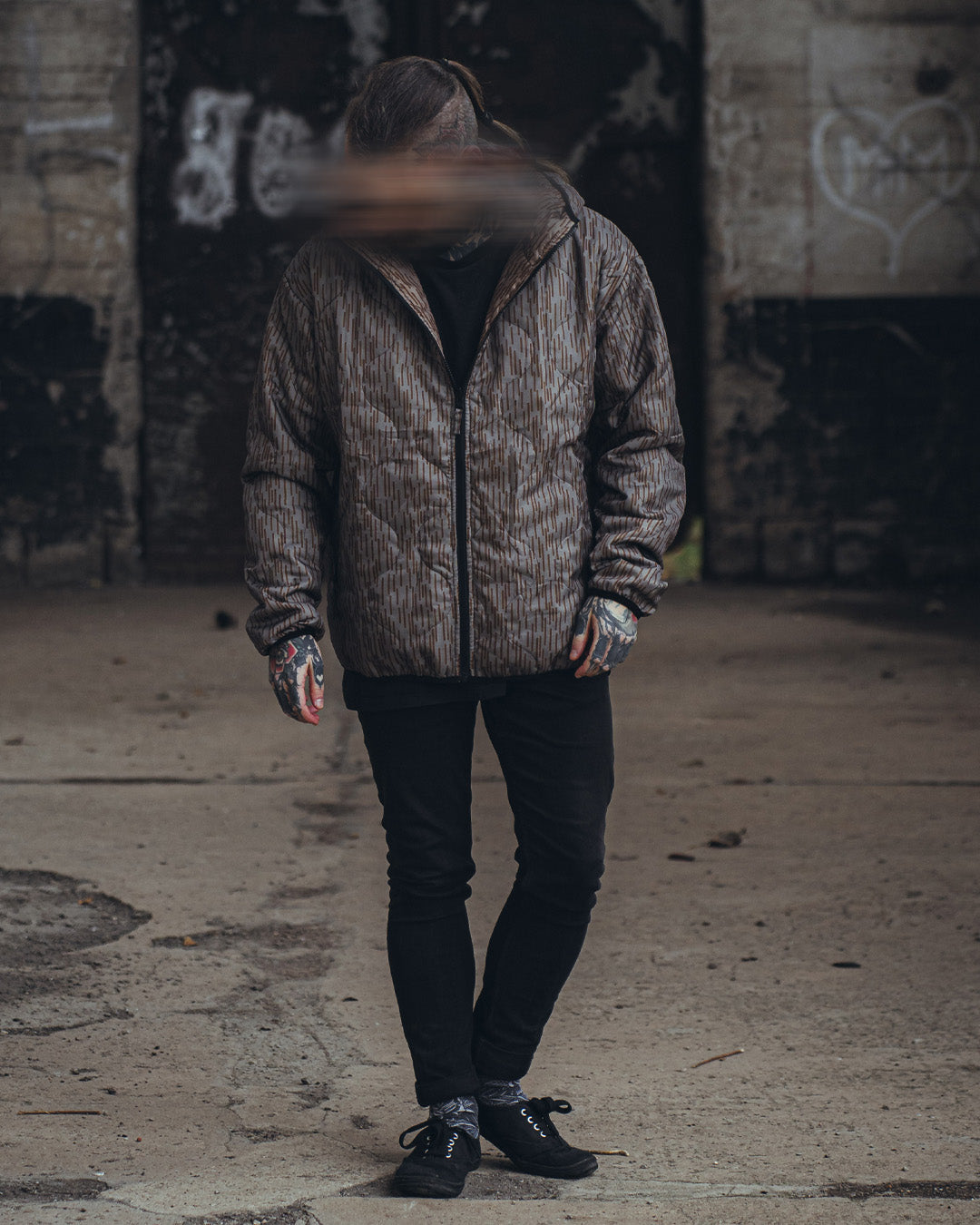 Woobie Jacket V2.0 - Raindrop / EinStrichkeinStrich reversible