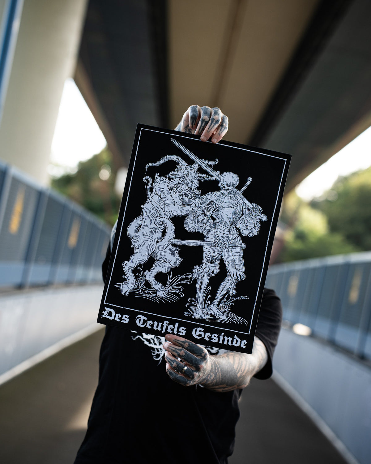 Teufel voran Backpatch, Rückenansicht