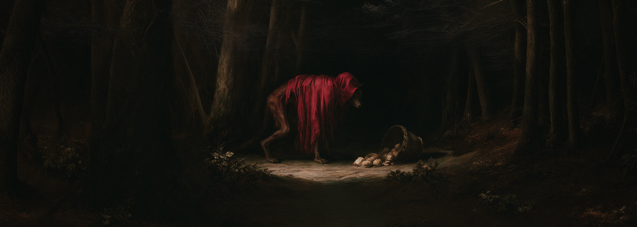 Coven Märchenblut – Rotkäppchen Kampagnenbanner (Desktop)