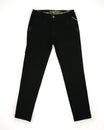 Dead Drop Chino Aeon Tigerstripe in Schwarz, komplette Hose flach von vorn