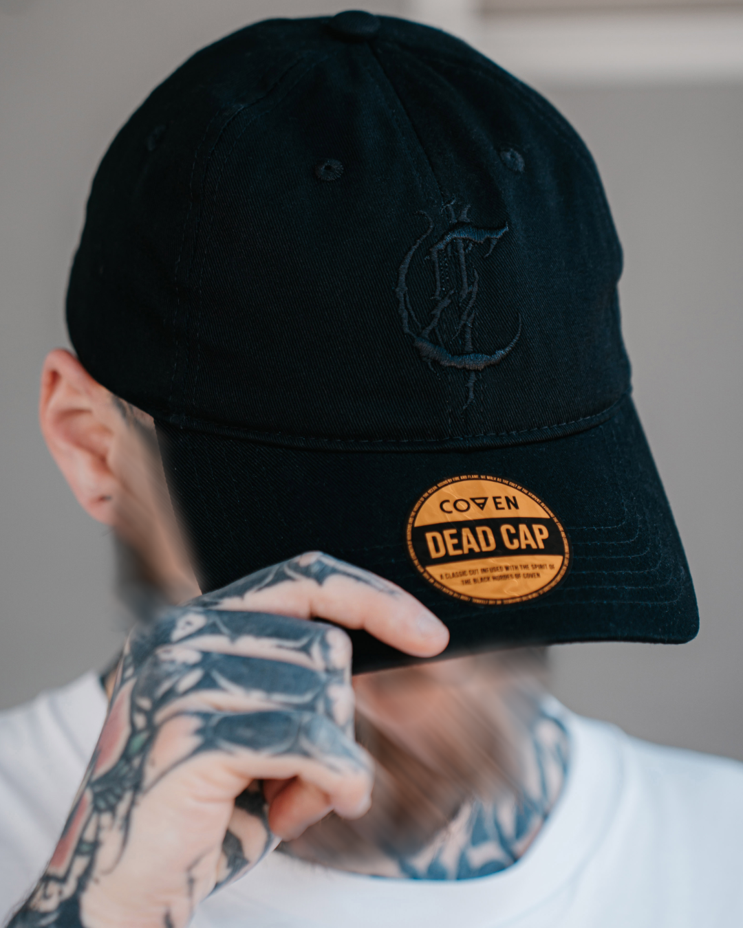 Dead Cap - Crest - Black on Black